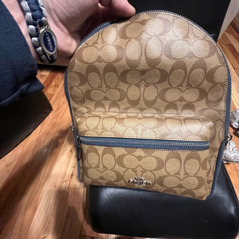 Coach mini backpack purse